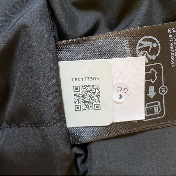 The North Face Women’s Arctic Parka Black Waterproof Coat - Picture 8 of 9